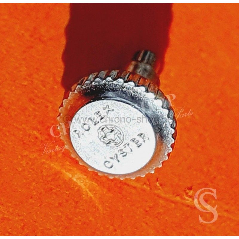 Rolex Rare Couronne,Remontoir Acier ROLEX OYSTER + 6mm Montres vintages Bubble Back ref 5011, 3406, 2940, 3407