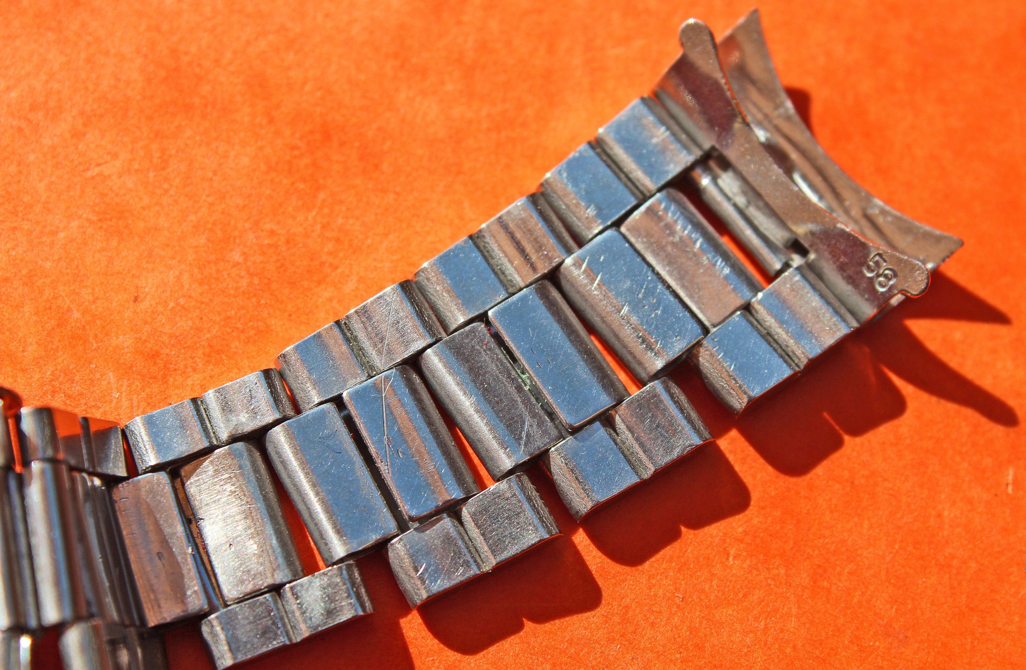 vintage 70 s Rolex 20mm 9315 58 Folded links Bracelet Submariner Seadweller 5512 5513 1675
