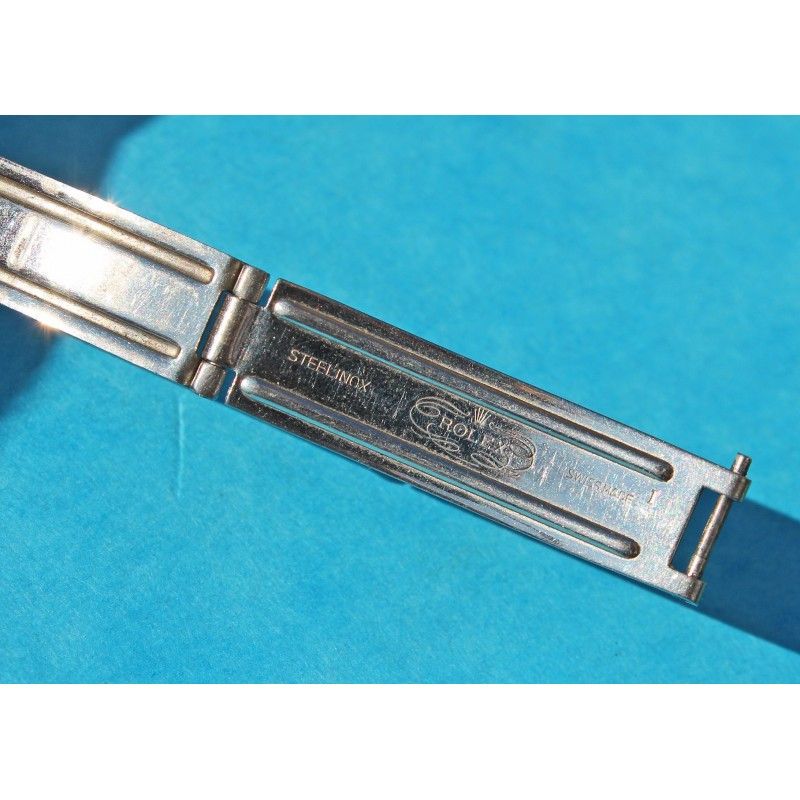 1984 Ladies Stainless Steel Rolex Oyster Watch Buckle Clasp 9mm for rivits folded bracelet 11mm