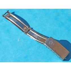 VINTAGE 1984 RARE BOUCLE DEPLOYANTE ACIER ROLEX FEMME LADY 9MM pour bracelet oyster rivets / jubilee 11mm