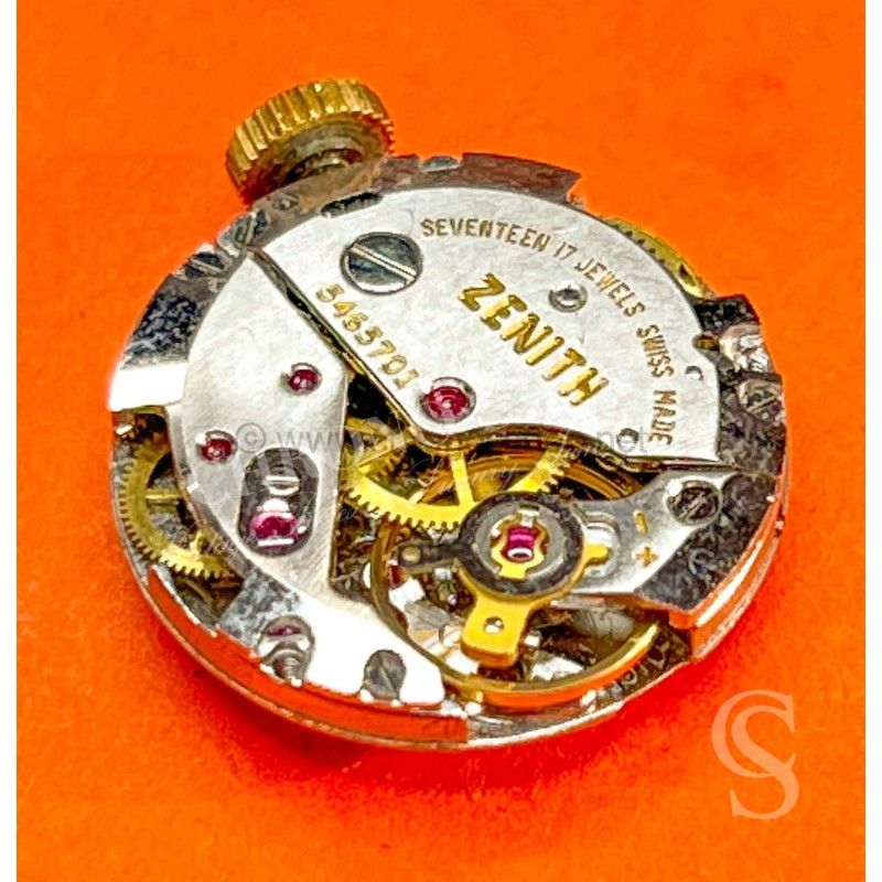 Zenith Genuine 40's watch ladies mechanical movement caliber with dial, crown and hands