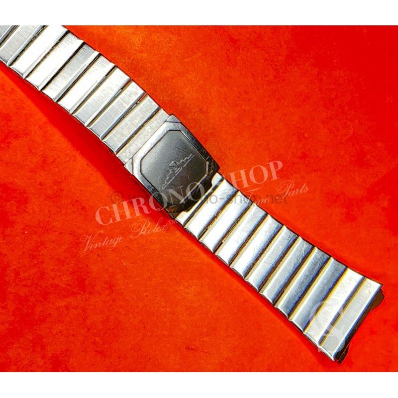 Longines Rare Watch part Vintage luxury 18mm Stainless Steel Bracelet Band OEM Deployment clasp