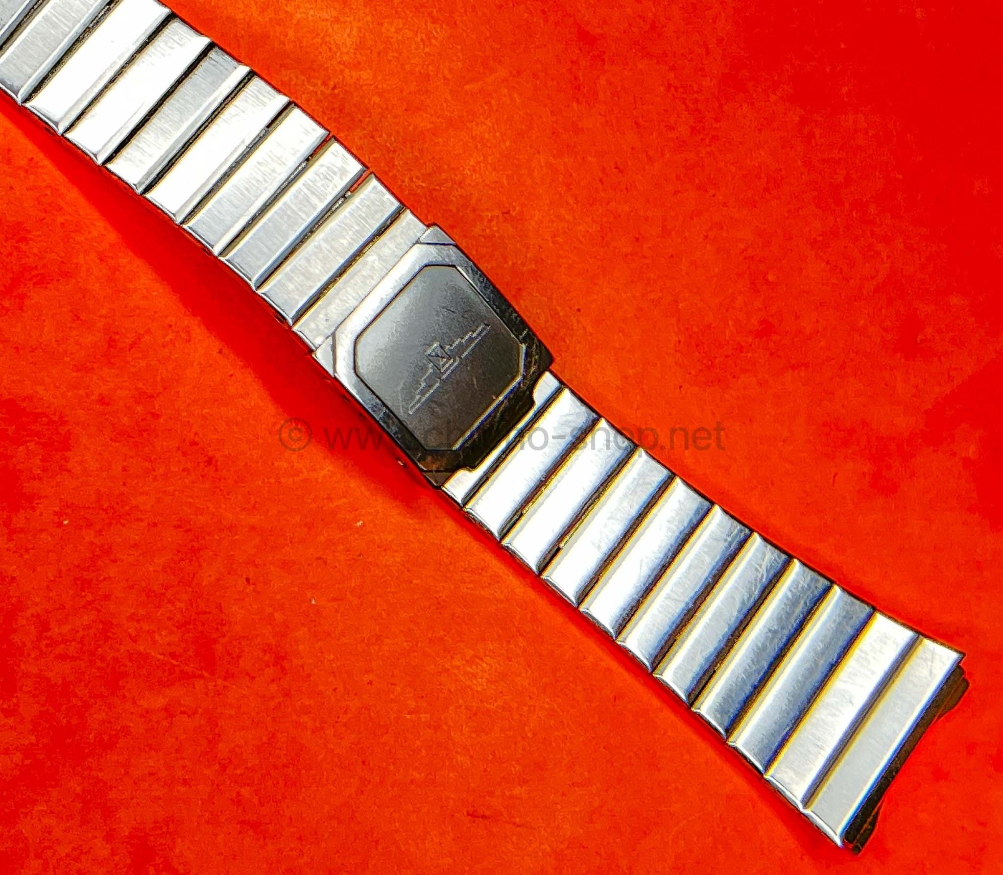 Longines Rare Watch part Vintage luxury 18mm Stainless Steel Bracelet Band OEM Deployment clasp