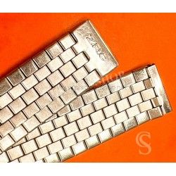 ZRC vintage Ssteel 17mm Old expendable, extensible Ssteel watch strap year 70's