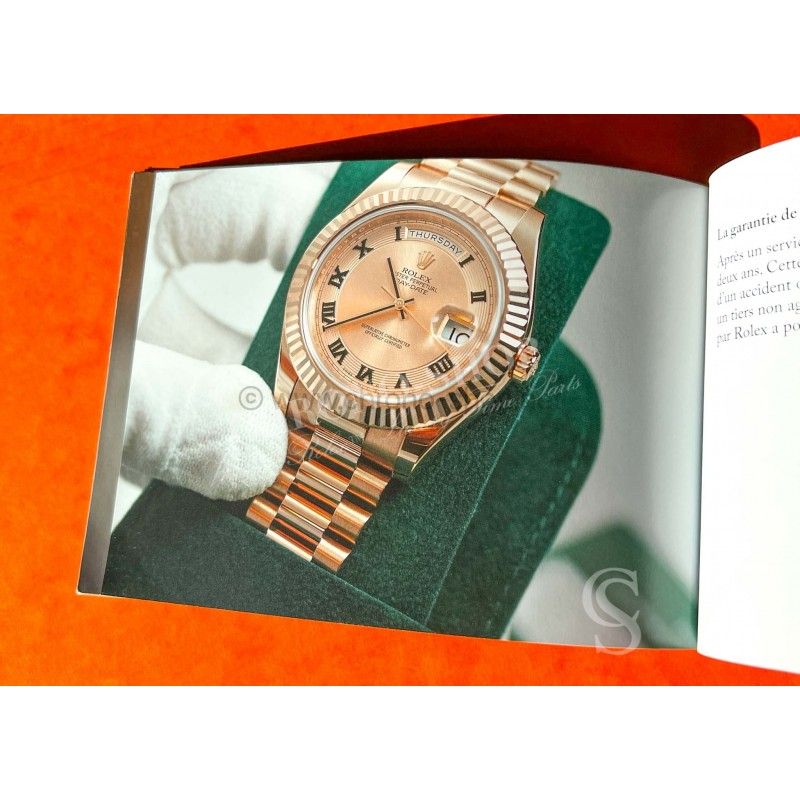 ROLEX LIVRET MONTRES ROLEX REVISION : LE SERVICE DANS LE MONDE UN GUIDE EN 10 ETAPES, SUBMARINER,GMT,DAYTONA,EXPLORER,DATEJUST