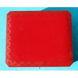 cartier red leather box