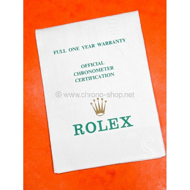 ROLEX 1991,1994 VINTAGE PAPER REGISTERED CERTIFICATE PAPER GUARANTEE OYSTER PERPETUAL EXPLORER II REF 16570 WHITE DIAL