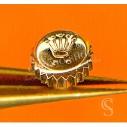 Rolex Rare GENUINE Ø6mm Ref 604 CROWN WINDER MONOBLOC 18K YELLOW GOLD TWINLOCK