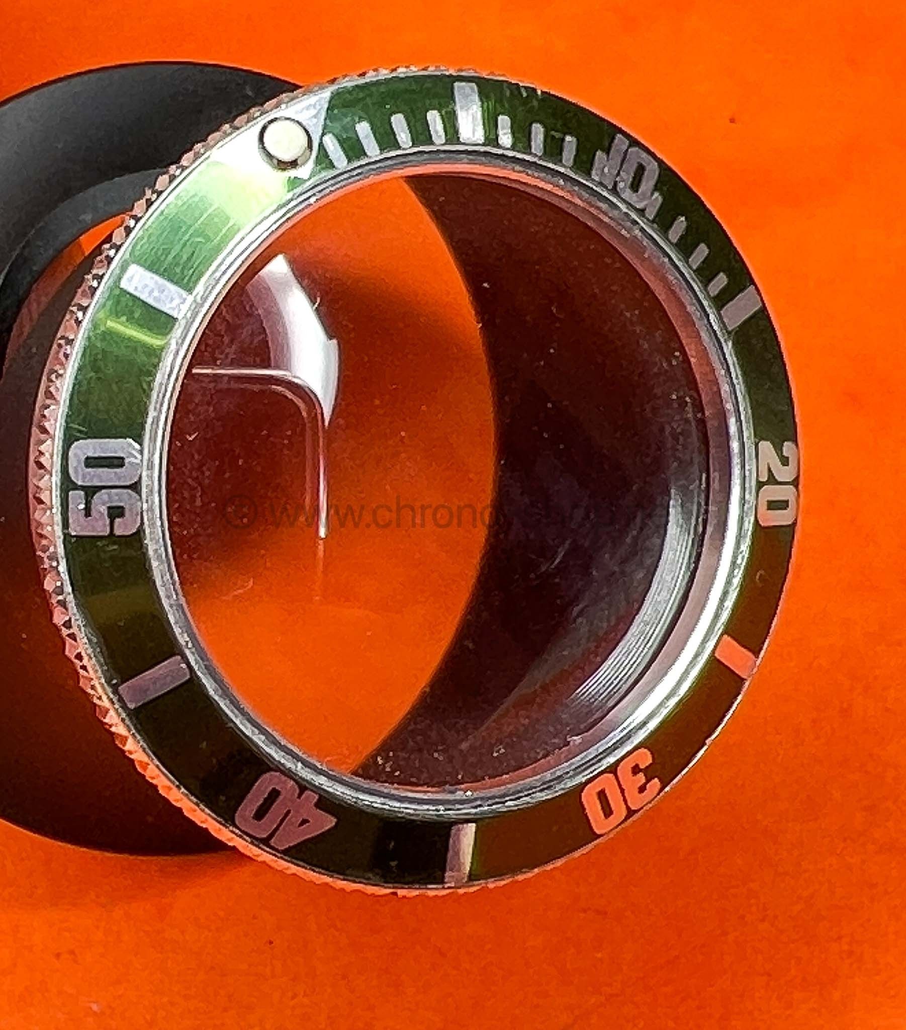 Loupe horlogère Lunette insert vert style montres Rolex Submariner 16610LV,116610LV,126610LV grossissante X5