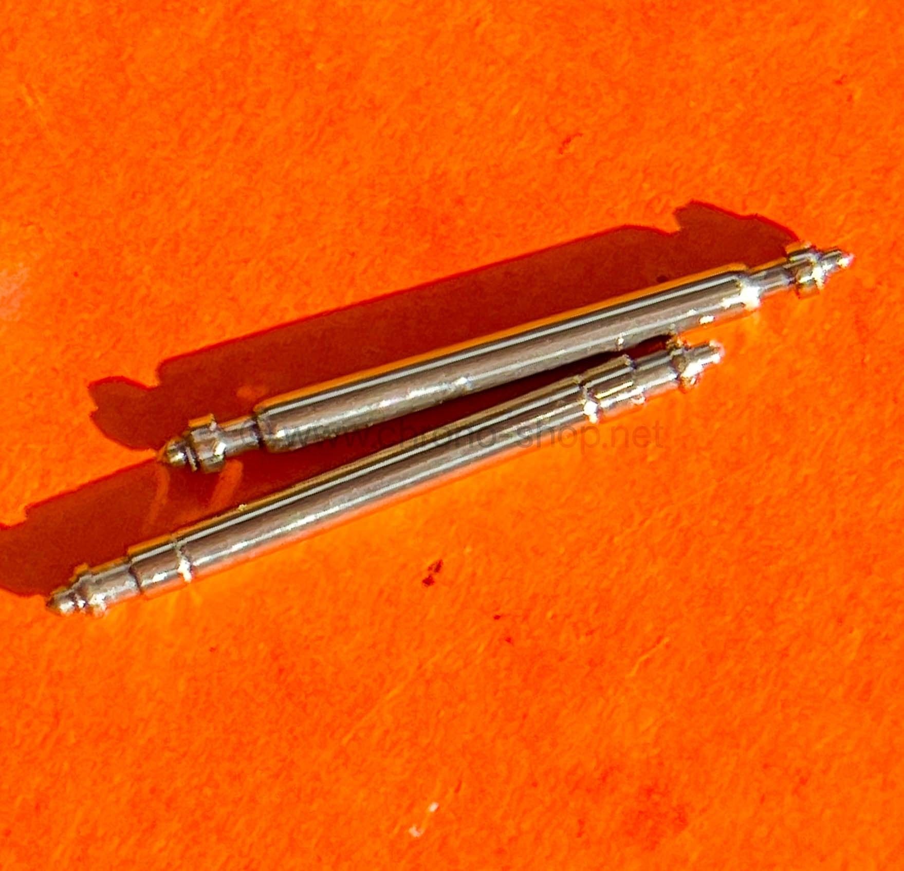 Breitling Genuine OEM Watch 20MM Two Spring Bar Pins For Metal Bracelet To Main Watch
