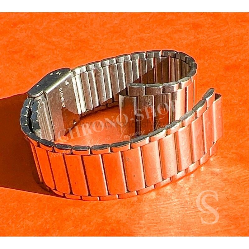 Breitling bracelet acier vintage 18 mm années...
