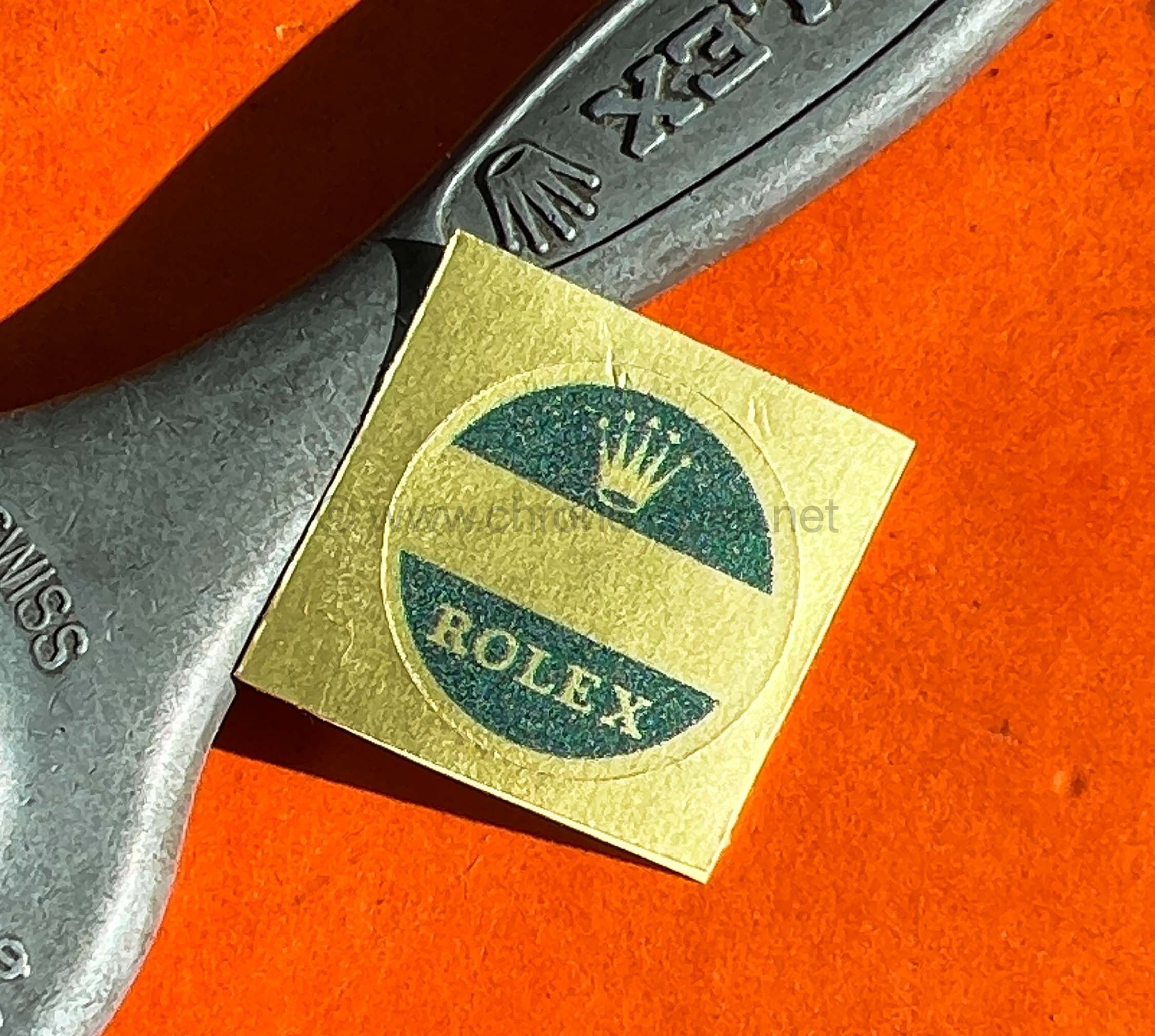 Rolex Rare Sticker Adhésif vert 21mm Montres Submariner,GMT,Explorer,Daytona 6263,5512,5513,1680,1665,1655,6542,1016,6241