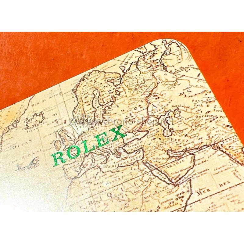 ROLEX RARE COLLECTION CALENDRIER DE POCHE CARTE MAPPEMONDE MONTRES VINTAGES ROLEX 1991-1992