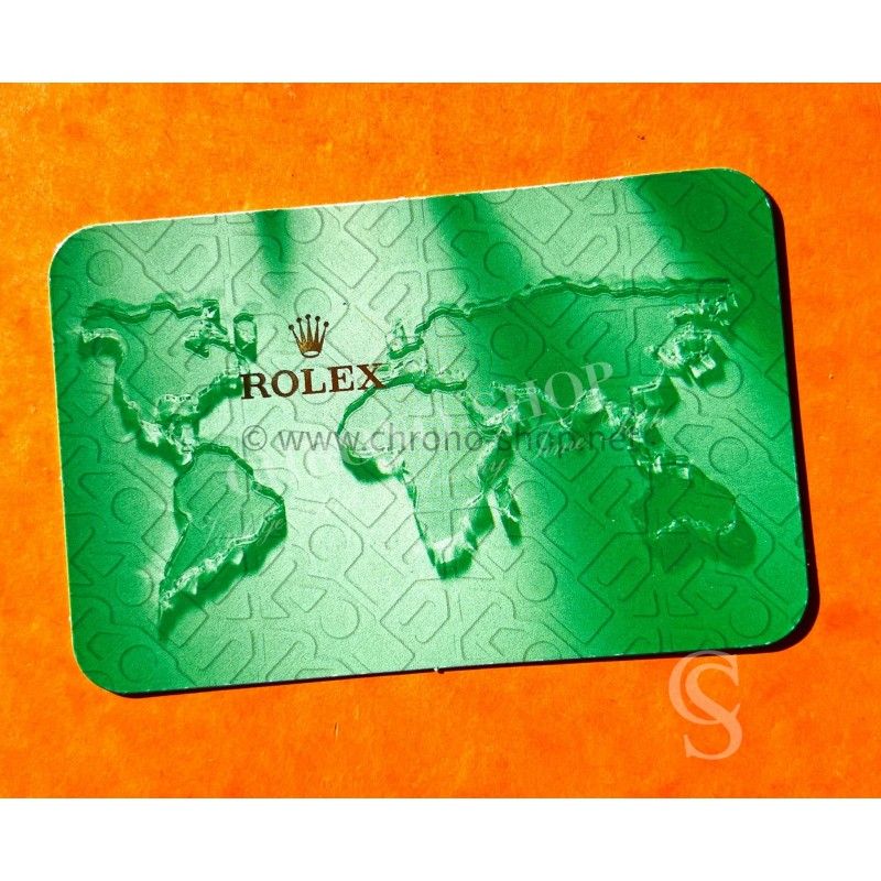 ROLEX RARE COLLECTION CALENDRIER DE POCHE CARTE MAPPEMONDE VERTE MONTRES ROLEX 2007-2008