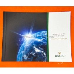 BRAND NEW ROLEX MODERN SERVICE FACTORY 10 STEPS BOOKLET SUBMARINER, GMT, DAYTONA, EXPLORER WATCHES