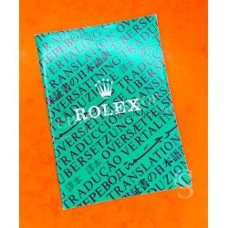 Rolex Vintage 1986 Collector Rolex Green oyster Translation booklet watches 16800,16660,16550,5513,1655,6263,6265