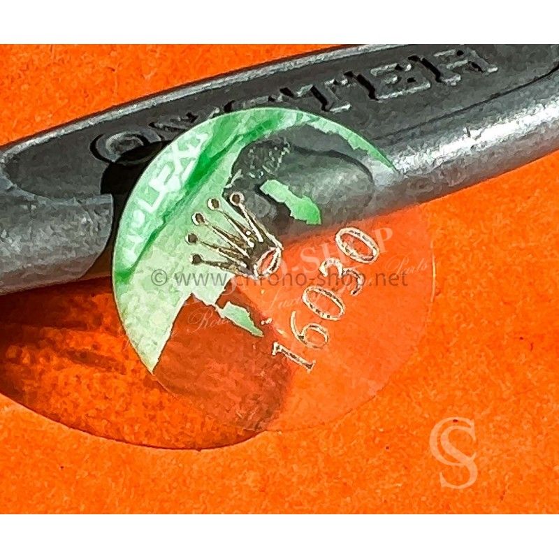 Rolex authentique sticker transparent vert de fond de boîte caseback montres Datejust 16030 36mm