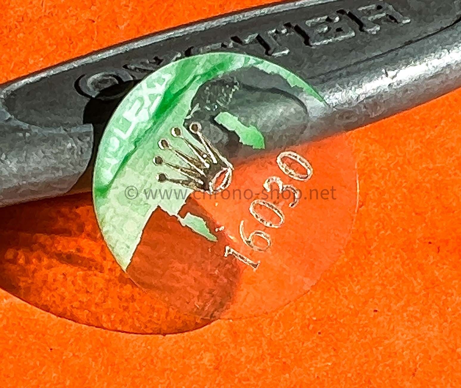 Rolex Genuine Transparent Hologram style Green Reference Price sticker caseback watches 36mm Datejust 16030