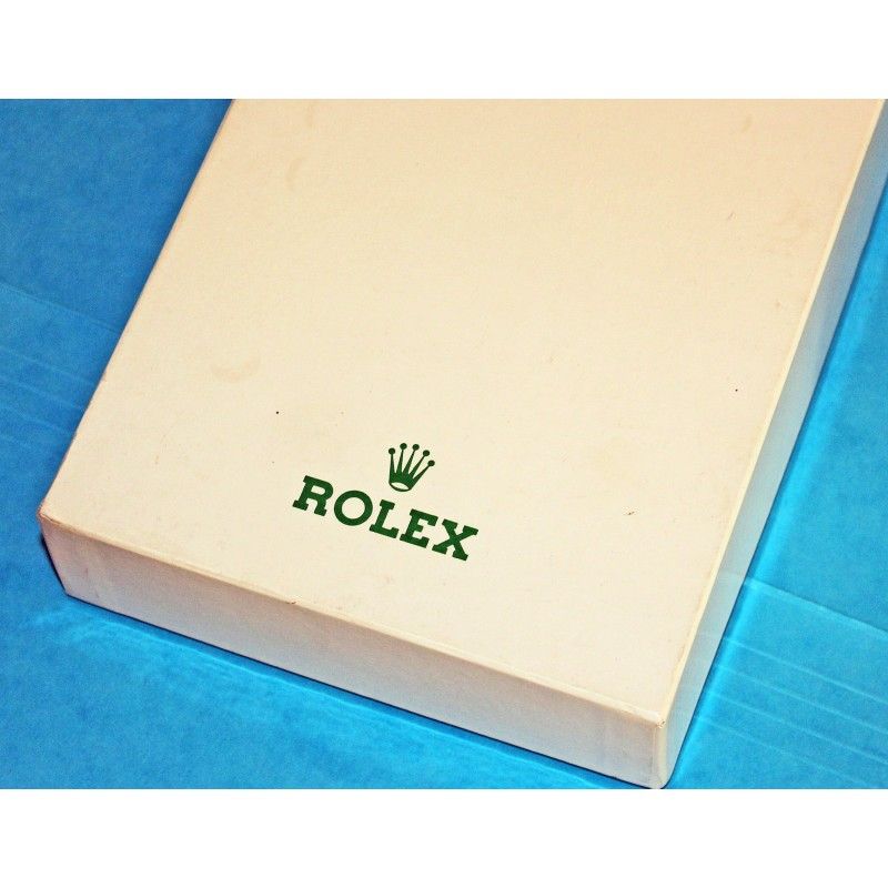 VINTAGE ROLEX GENEVE CARDBOARD IVORY BOX GOODIES WATCHES TINS PARTS TOOLS DIAL HANDS SCREW...