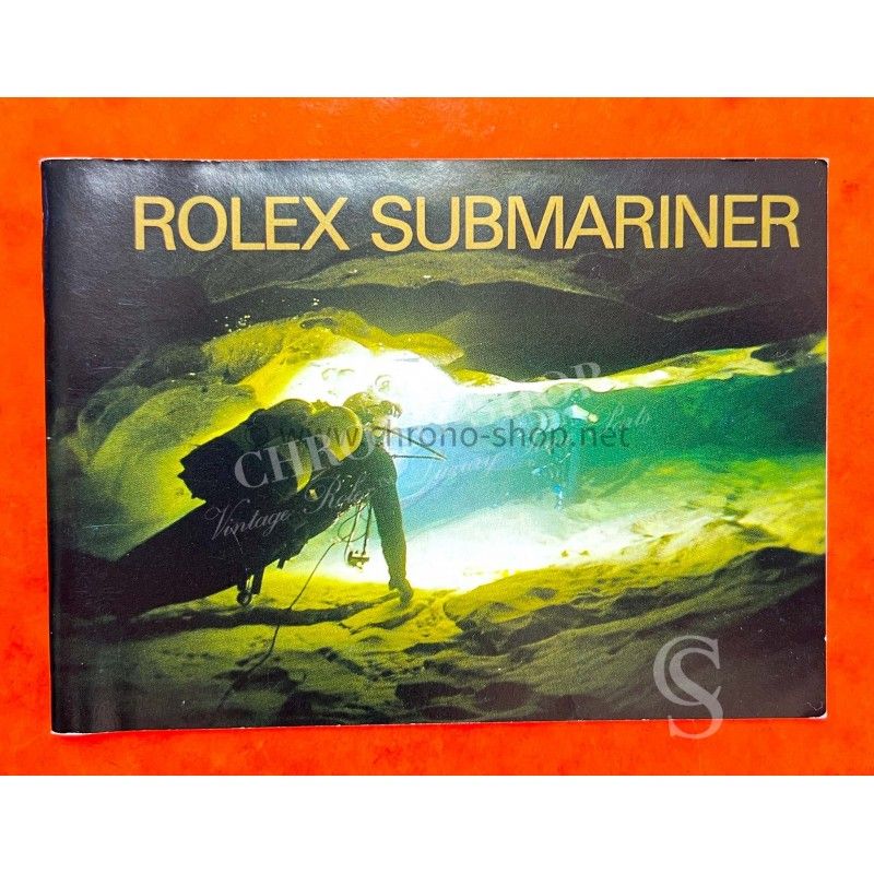 Rolex Circa 2000 Submariner, Sea Dweller booklet English manual divers watches 14060M,16610,16613,16618,16600