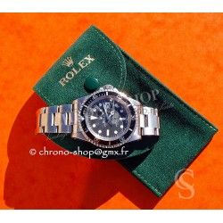 Rolex rare étui pochette écrin Suédine Velours vert Collector rangement montres SeaDweller,Submariner,GMT,Explorer,SkyDweller