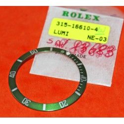 ★★ Rare Rolex Submariner date 16610 LV Green color bezel insert Stainless Steel ★★