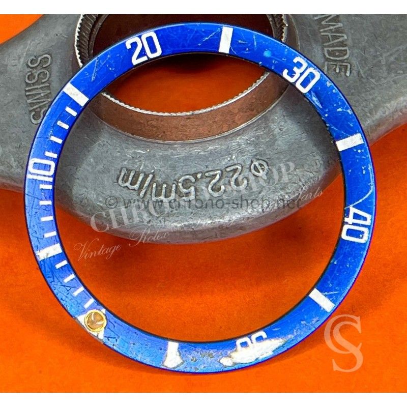 Rolex Submariner Date 18k Gold & 16613,16803,16808,16618 Watch Bezel Blue Insert Graduated Tritium Dot