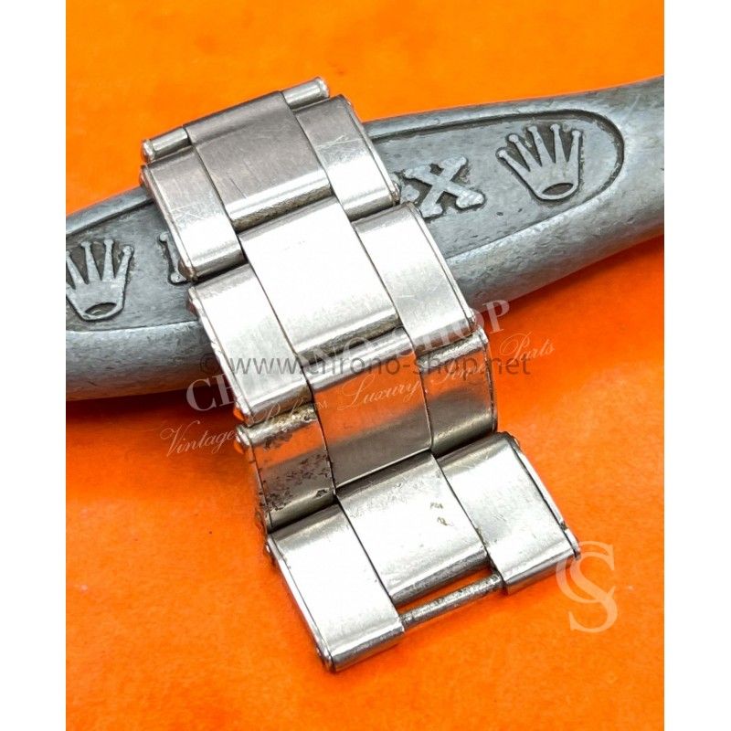 ROLEX PARTIE BRACELET 7205 MAILLONS RIVETS MONTRES VINTAGE DAYTONA 19mm 6263,6262,6240,6265 BIG CROWN