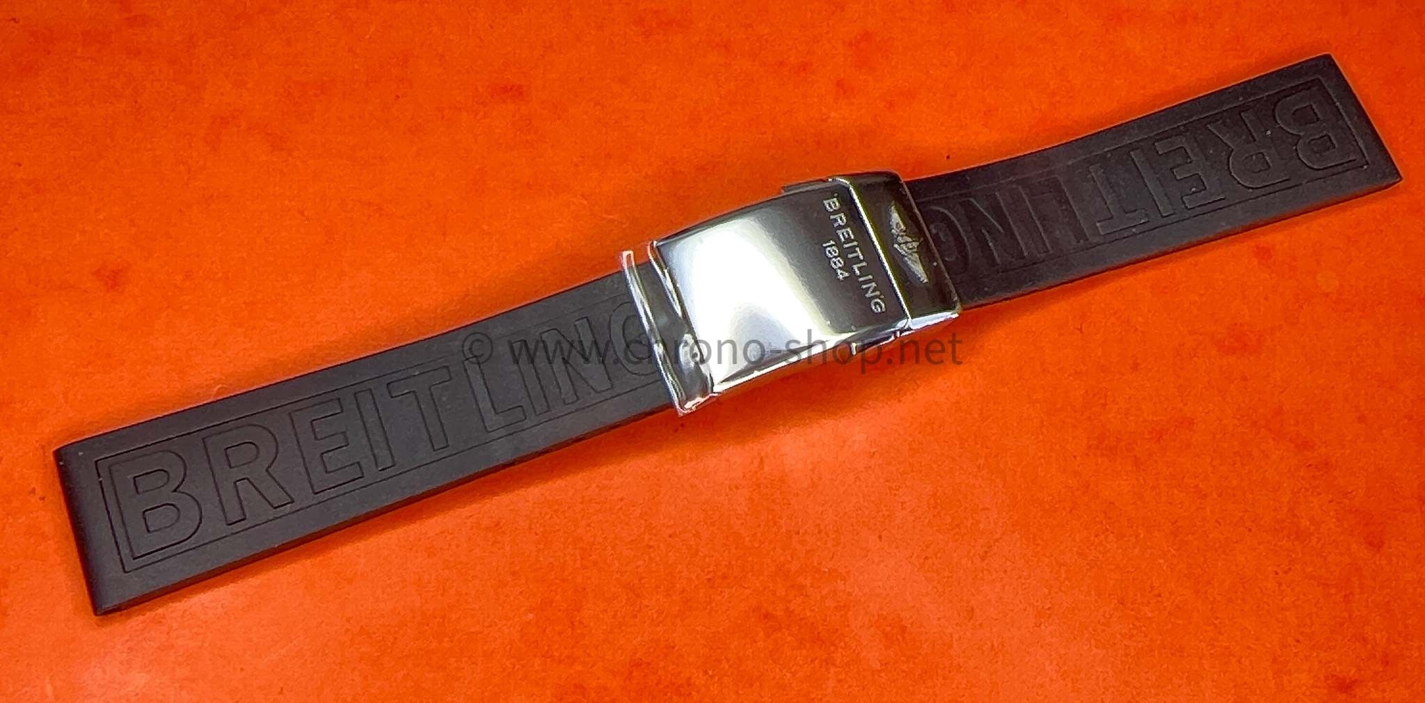 Breitling bracelet montres 22mm caoutchouc noir DIVER PRO 153S 22-20mm montres Chronomat,Navitimer,Superchronomat,Superocean