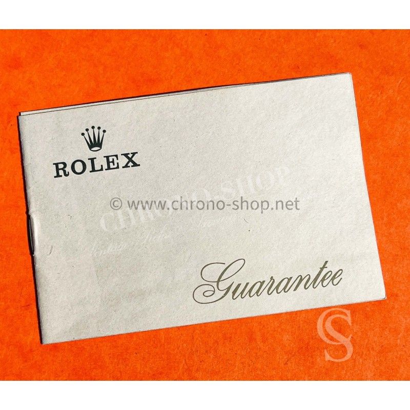 Rolex Blank 1971 Warranty Paper guarantee...