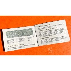 Rolex Blank 1971 Warranty Paper guarantee booklet ref 21.617-573.02-972-30 Submariner 1680,5513,5512 Daytona 6263,6262,6239