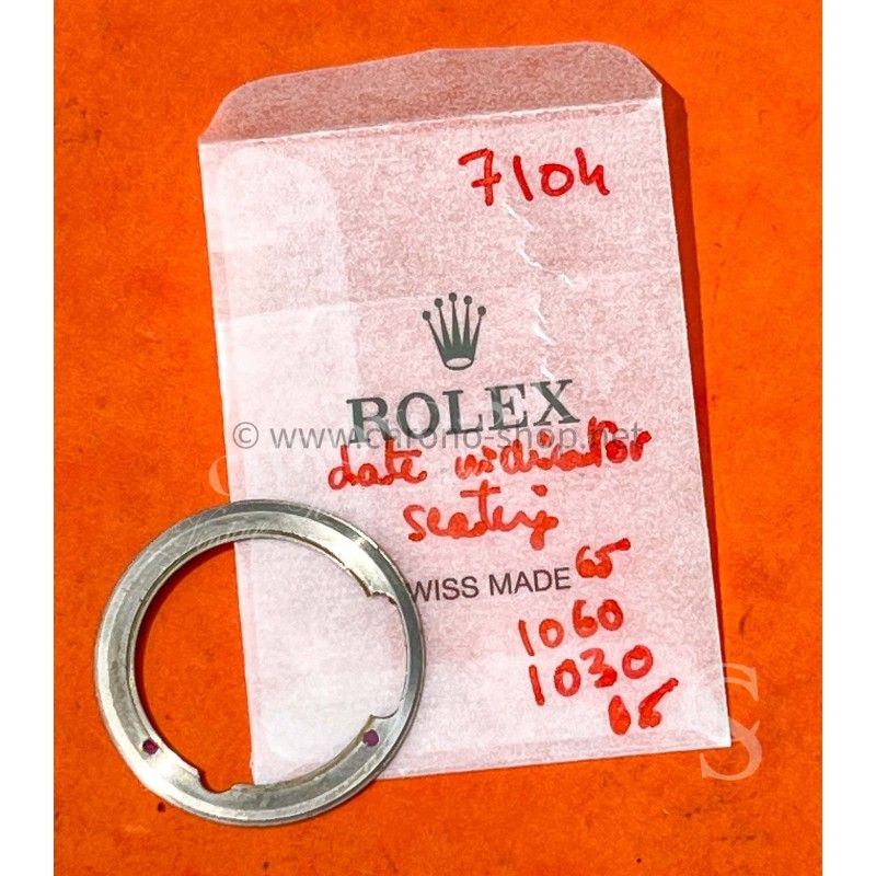 ROLEX RARE 60's ROLEX DATE INDICATOR, calendar disc seating Ref 7104 cal 1030,1060,1066,1065 GMT 28mm outer diam