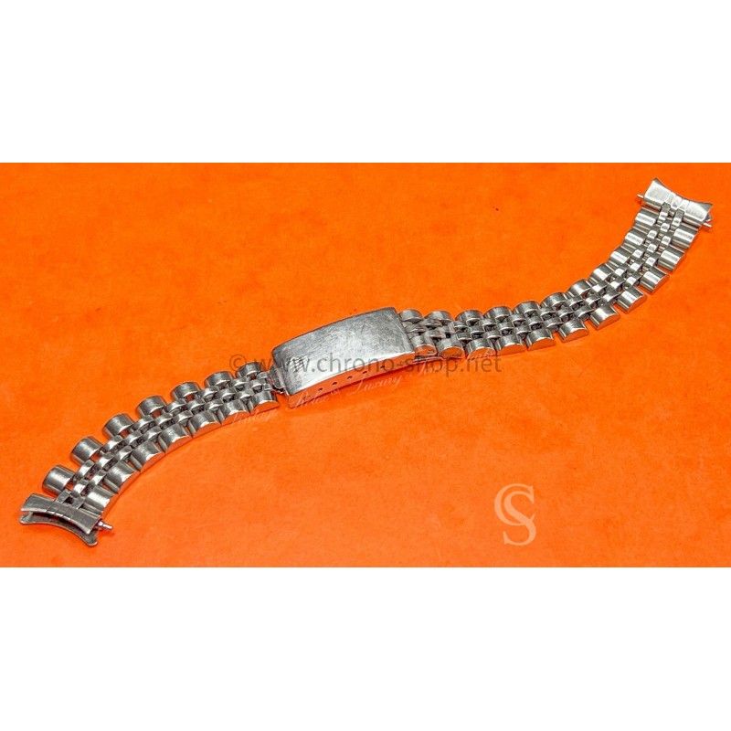 ROLEX 1982 RARE PREOWNED LADIES GENUINE 62510D STAINLESS STEEL JUBILEE G CODE YEAR BRACELET BAND 13mm WATCH DATEJUST