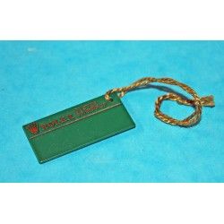 Rolex Tag - New Style - Oyster Swimpruf - Green Rolex Tag with Crown 1990-2000