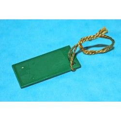 Rolex Tag - New Style - Oyster Swimpruf - Green Rolex Tag with Crown 1990-2000