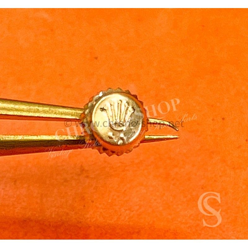 Rolex Rare GENUINE Ø5.30mm Mint Ladies CROWN STEM 24-480-8 MONOBLOC 18K YELLOW GOLD TWINLOCK