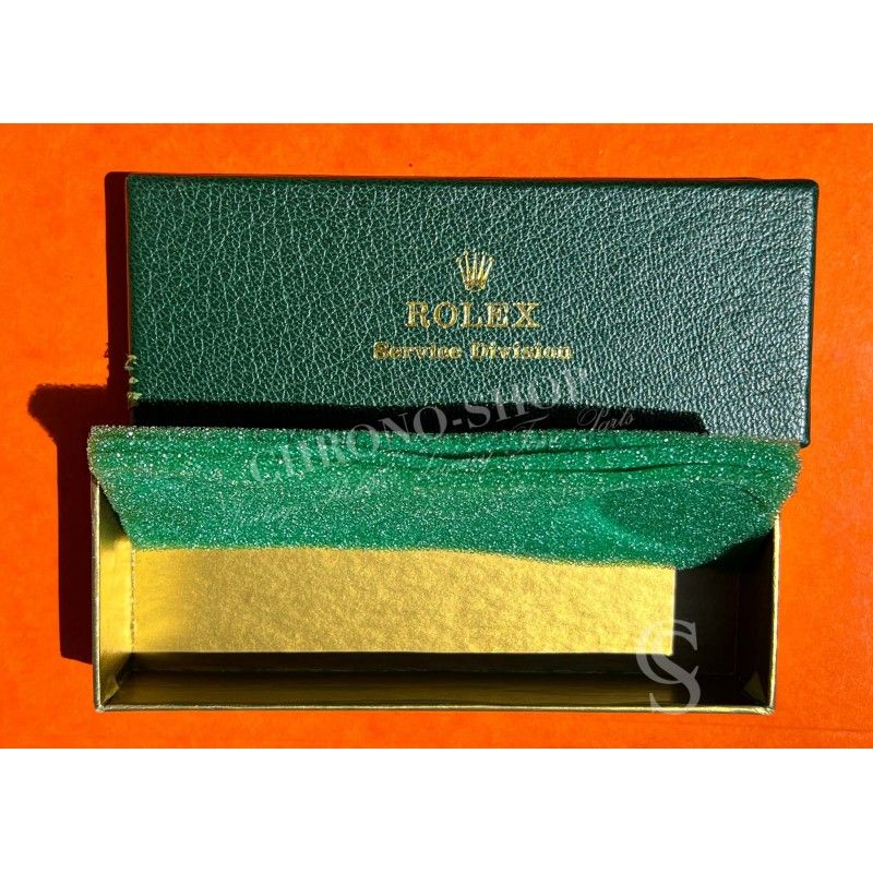 ROLEX 80's BOITE ETUI REVISION ROLEX SERVICE DIVISION MONTRES VINTAGES SUBMARINER, DAYTONA,GMT ROLEX VINTAGE