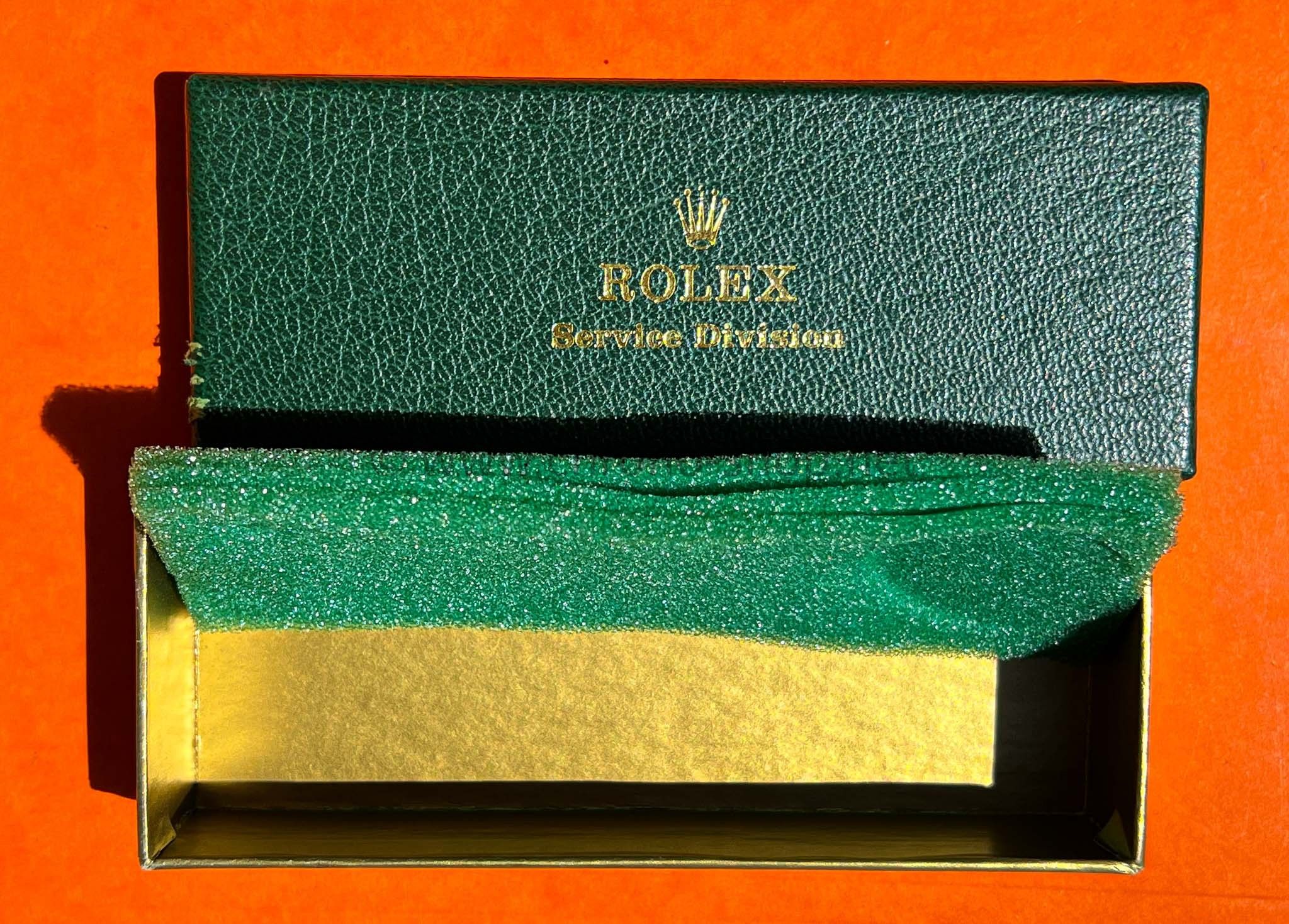 ROLEX 80's BOITE ETUI REVISION ROLEX SERVICE DIVISION MONTRES VINTAGES SUBMARINER, DAYTONA,GMT ROLEX VINTAGE