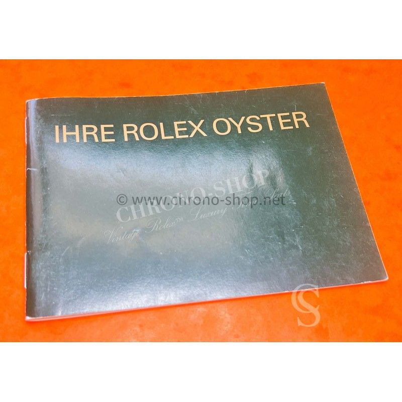 ROLEX BOOKLET IHRE ROLEX OYSTER 2003 DAYTONA...