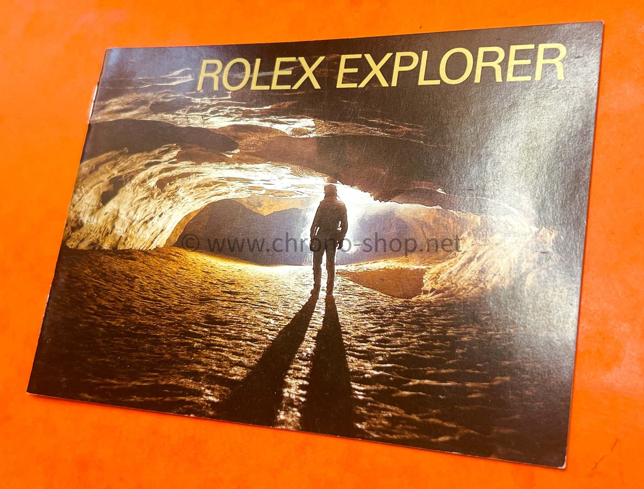 Rolex Vintage Genuine 2002 Rolex Explorer I & II Watches Owners Manual Colorful Booklet Manual German Instructions 114270,16570