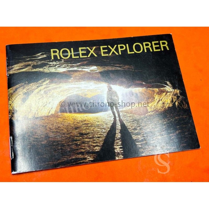 Rolex Vintage Genuine 2002 Rolex Explorer I & II Watches Owners Manual Colorful Booklet Manual German Instructions 114270,16570