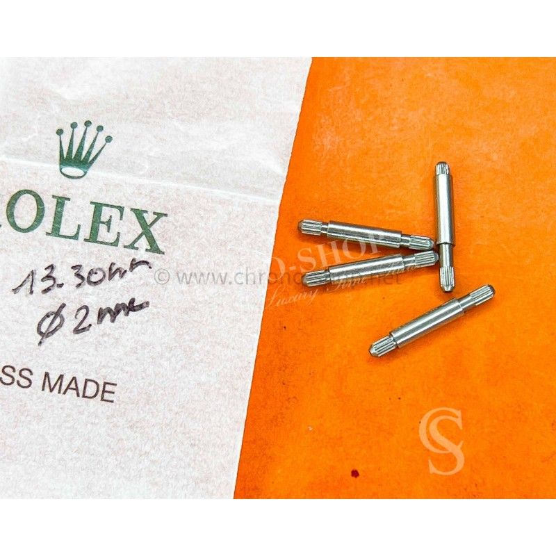 Rolex rare lot of 4 x 13,30mm/2mm length clamp inner pins screws watch links oyster bracelet for sale