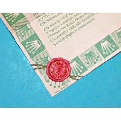 1987, 1988 GARANTIE PUNCHÉE PAPIER ROLEX TOUS MODELES SÉRIE R5XXXXX