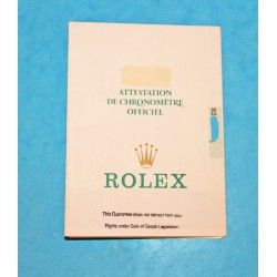 1987, 1988 GARANTIE PUNCHÉE PAPIER ROLEX TOUS MODELES SÉRIE R5XXXXX