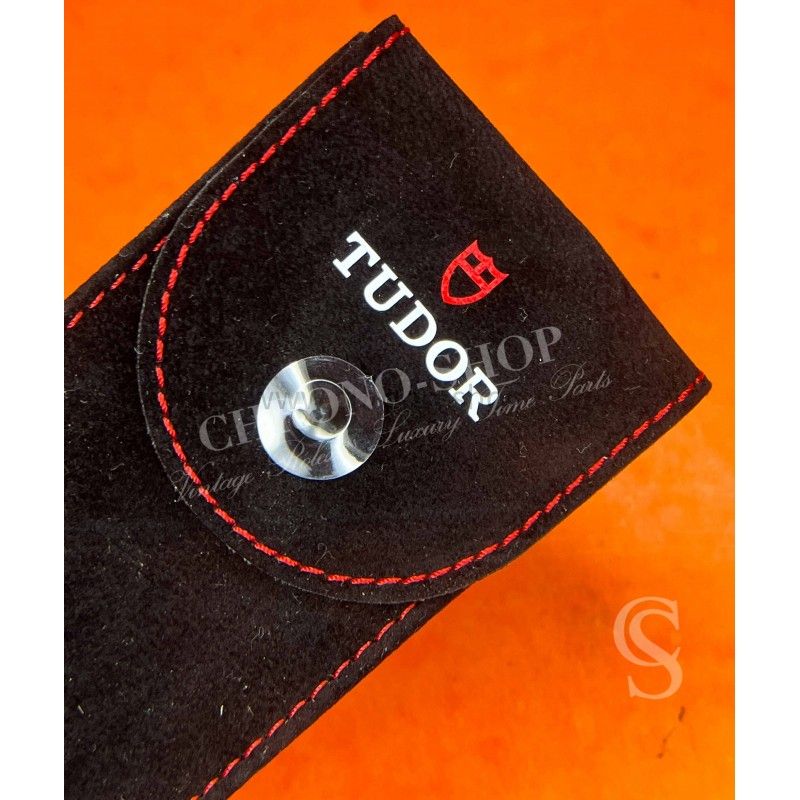 Tudor étui pochette écrin Suédine Velours noir rouge Collector rangement montres Submariner,BlackBay,Big Block,Chrono heritage
