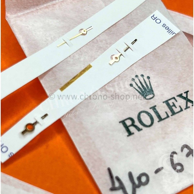 ROLEX NOS Oyster Perpetual Medium 26mm Zeiger Luminova Batons Yellow Hands Ref 410-67198