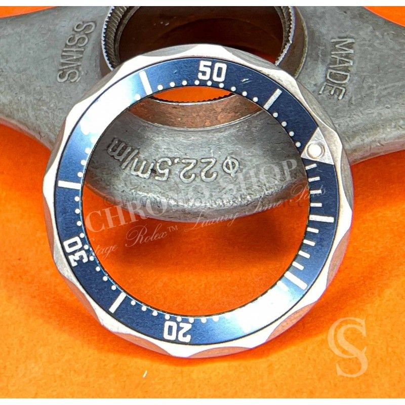 Omega Vintage Bezel insert blue Luminova ladies men's watches Seamaster Professional Diver 300M 36mm Quartz ref 2561.80.00