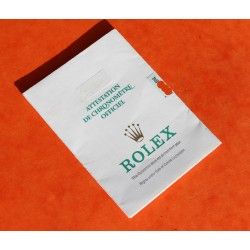 1987, 1988 R SERIAL GENUINE VINTAGE PAPER CERTIFICAT PUNCHED ROLEX OYSTER PERPETUAL ALL MODELS