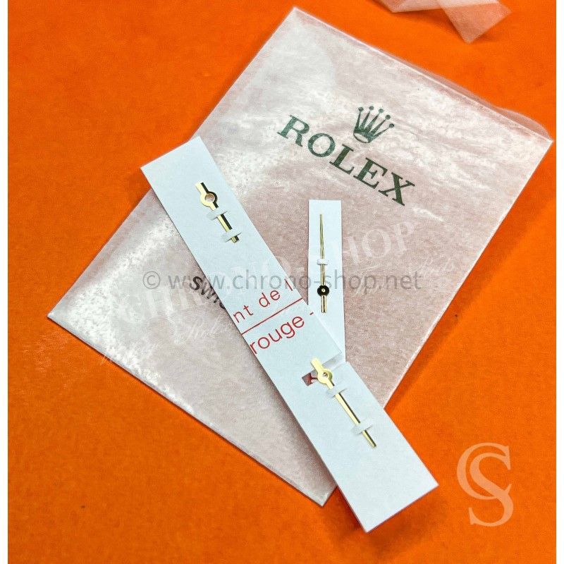 ROLEX SET AIGUILLES BÂTONS OR  JAUNE 410-68278-1 CAL 2035, 2135  MONTRES OYSTER  PERPETUAL DATEJUST 68273, 68278