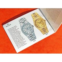 Vintage Rolex 70's Instruction Booklet Oysterquartz 17000, 170000, 170133, 190199, 190188